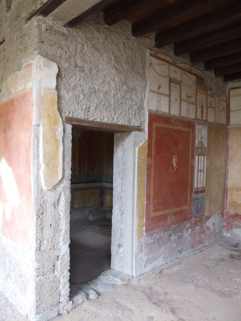 Iii B Pompeii March Room Oecus East Side Of Window On